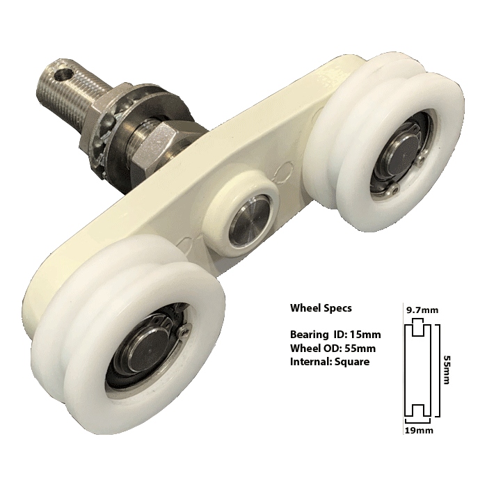 TTR55B Double Wheel Assembly